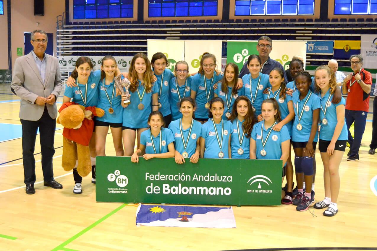 BM. Roquetas subcampe&oacute;n de Andaluc&iacute;a alev&iacute;n femenino 2018