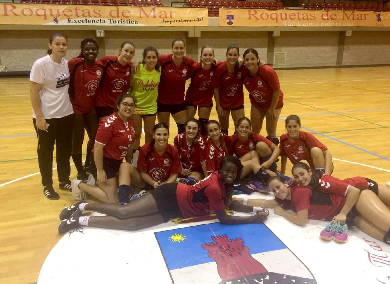 Celebraci&oacute;n victoria Roquetas - Fuengirola Copa Andaluc&iacute;a