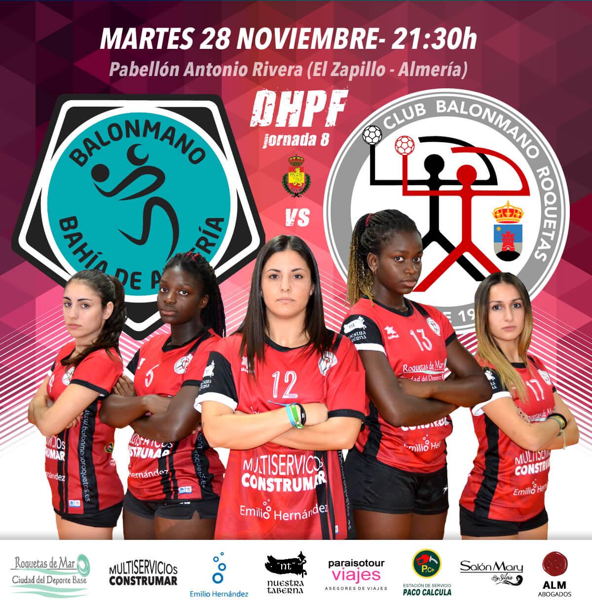Previa V&iacute;car Bah&iacute;a de Almer&iacute;a - BM. Roquetas DHPF