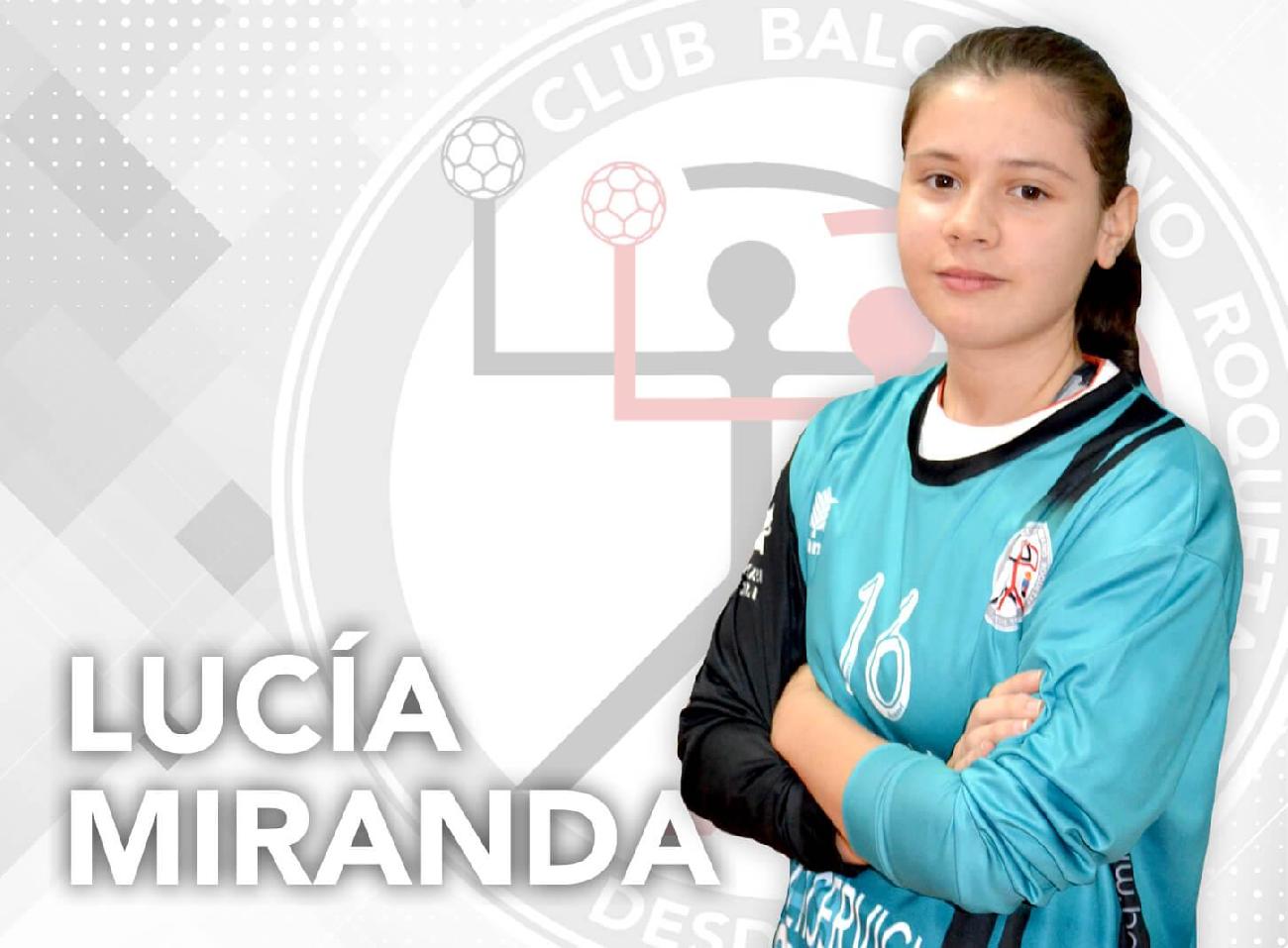Luc&iacute;a Miranda, convocada con las Guerreras Juveniles