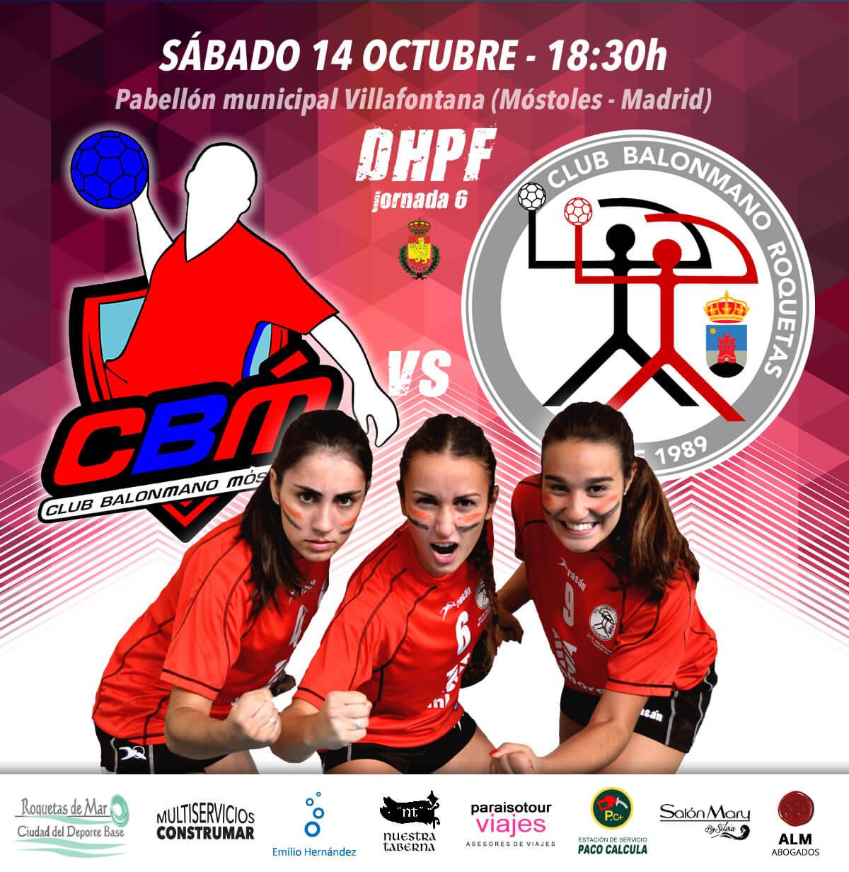 Previa BM. M&oacute;stoles - BM. Roquetas Jornada 6 DHPF