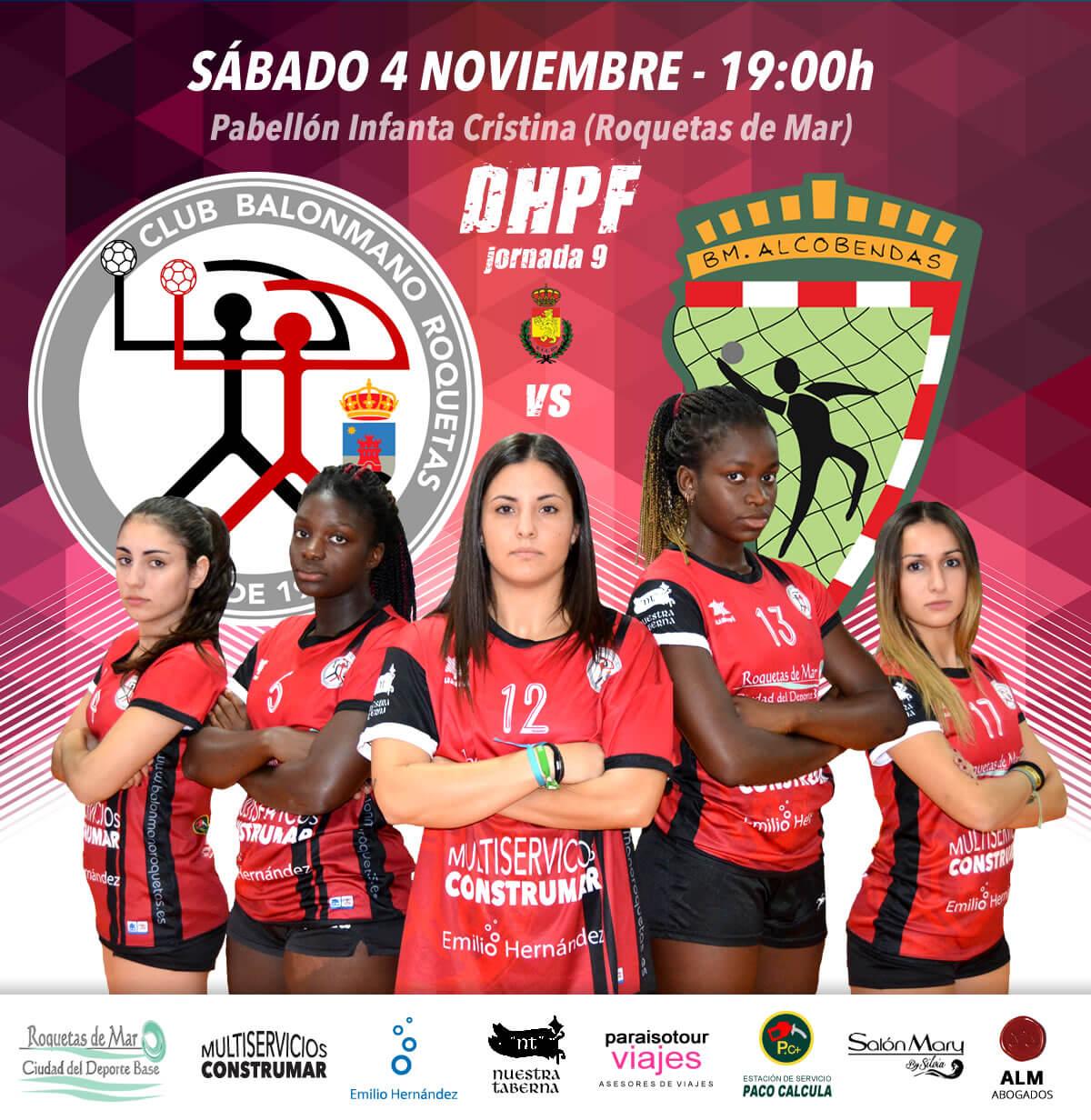 Previa jornada 9 BM. Roquetas - Helvetia BM. Alcobendas