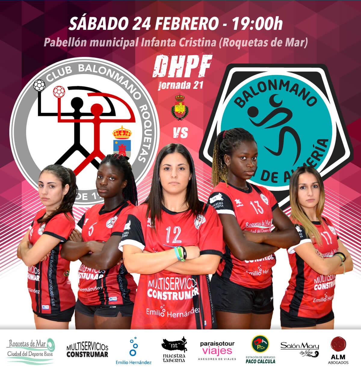 Previa del encuentro BM. Roquetas - V&iacute;car Bah&iacute;a de Almer&iacute;a