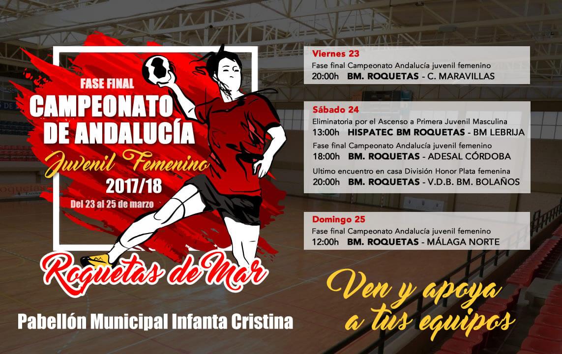 Encuentros equipos BM. Roquetas
