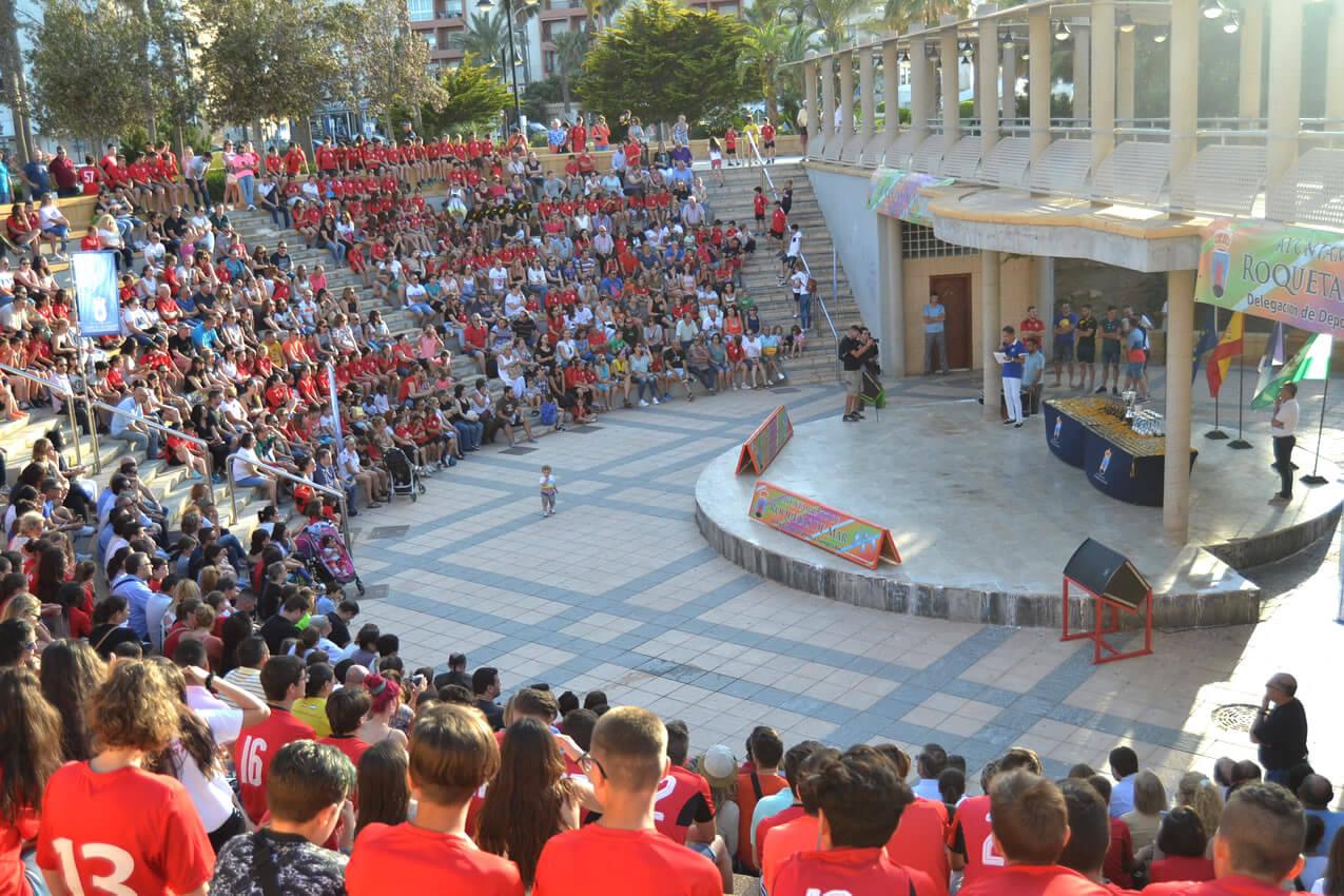 El anfiteatro del Castillo de Santa Ana lleno para la XX Gala del Balonmano