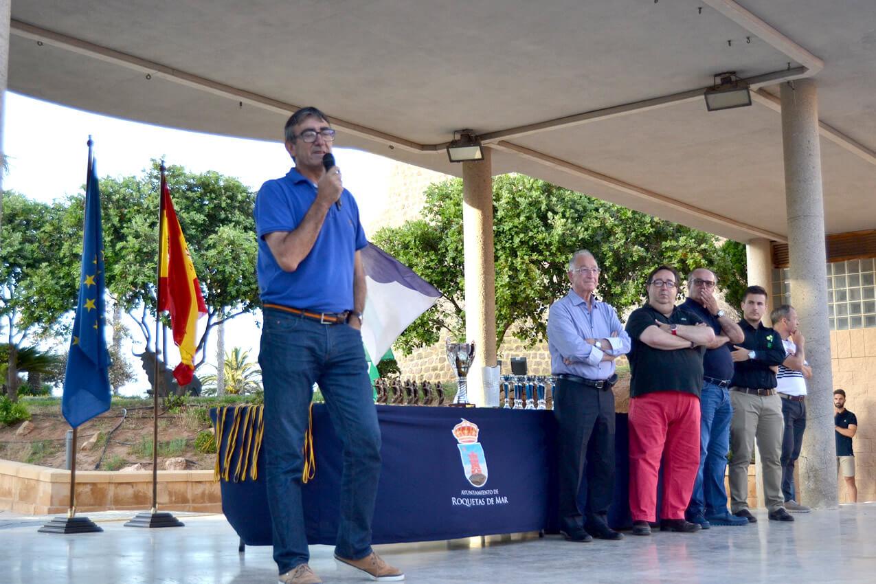 Miguel Romero, presidente del Club Balonmano Roquetas