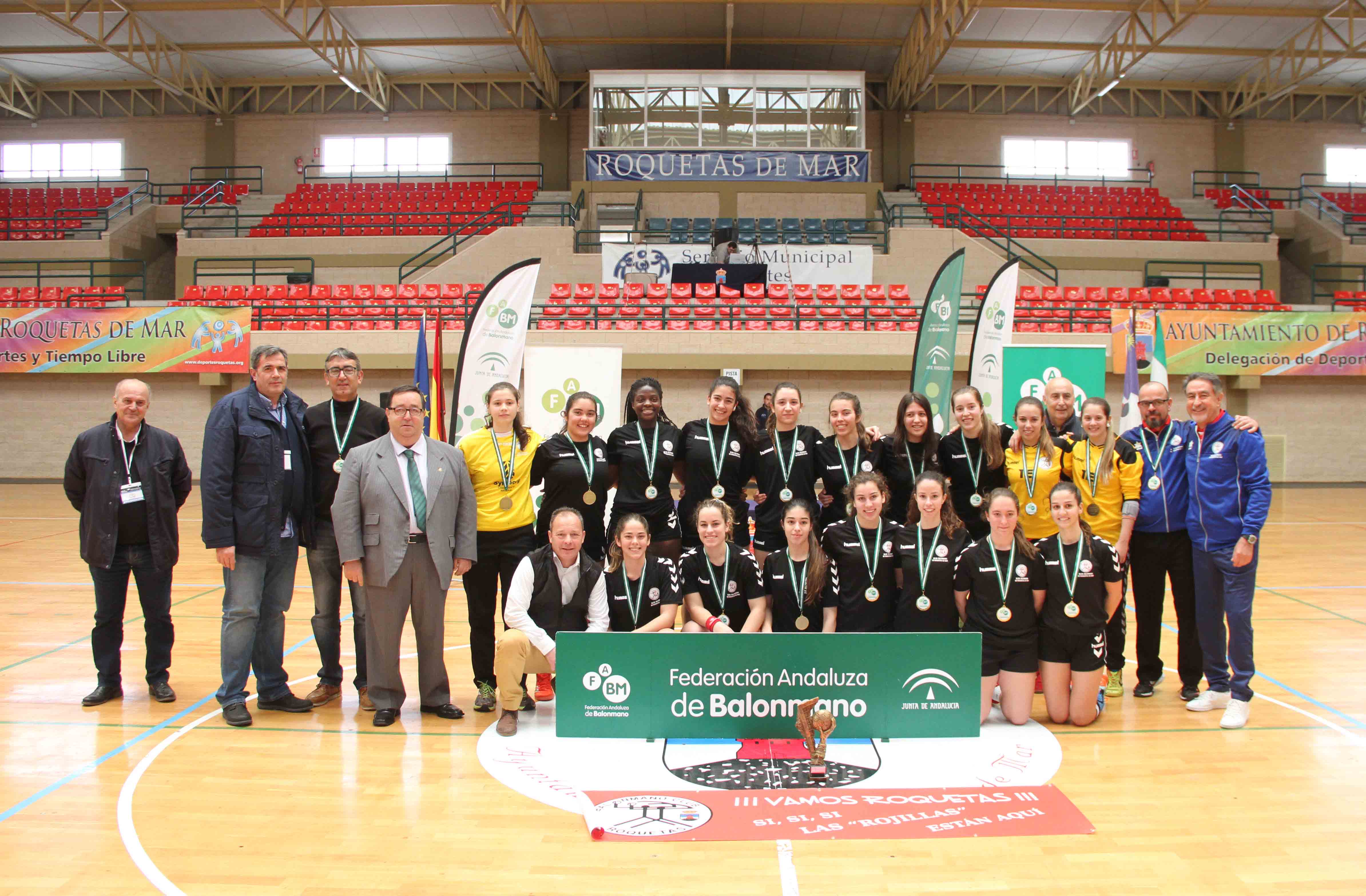 BM. Roquetas Campe&oacute;n de Andaluc&iacute;a Juvenil femenino 2018