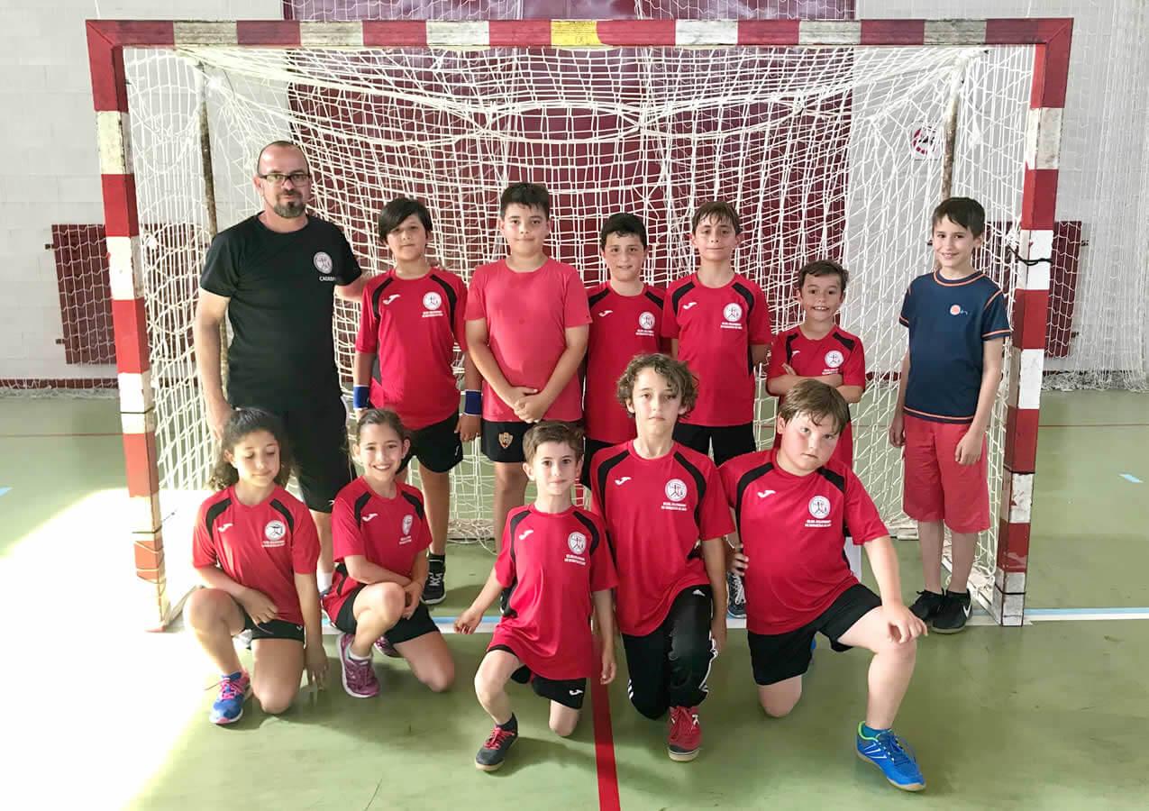 Campe&oacute;n benjam&iacute;n masculino - CEIP Blas Infante