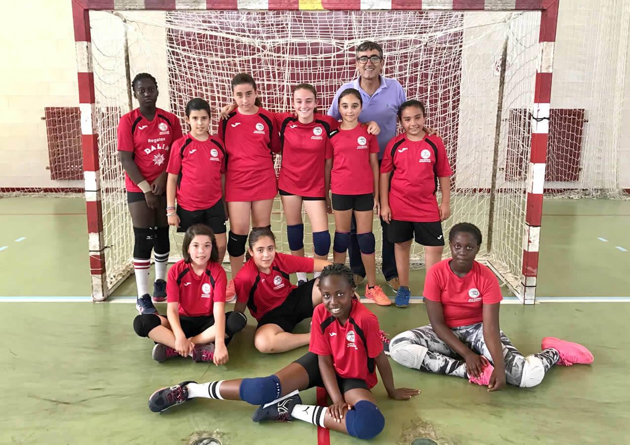 Subcampe&oacute;n alev&iacute;n femenino - CEIP Llanos de Mar&iacute;n / Posidonia