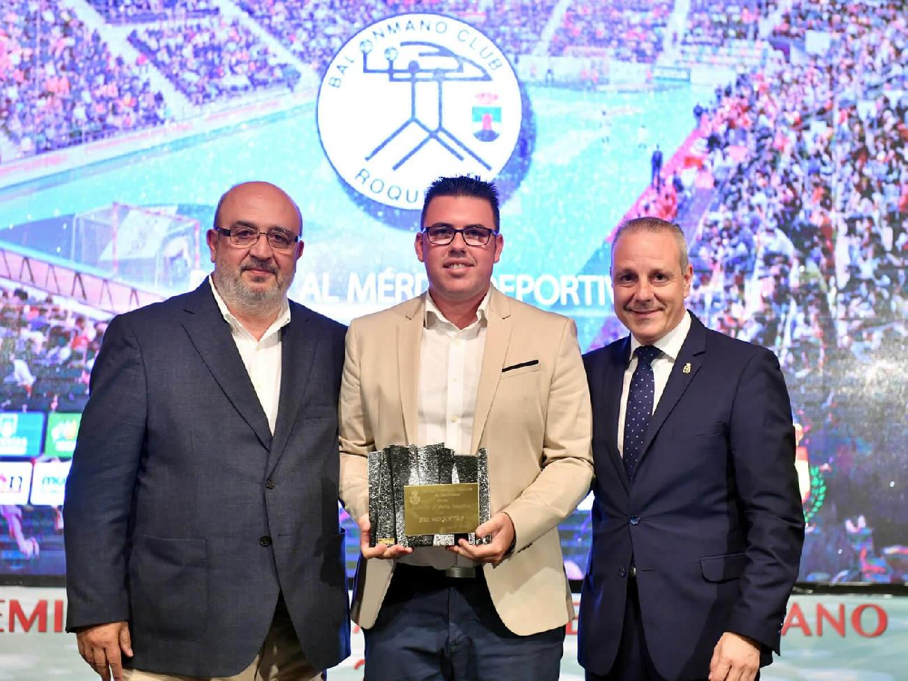 BM. Roquetas, placa al m&eacute;rito deportivo en los Premios Nacionales de la RFEBM