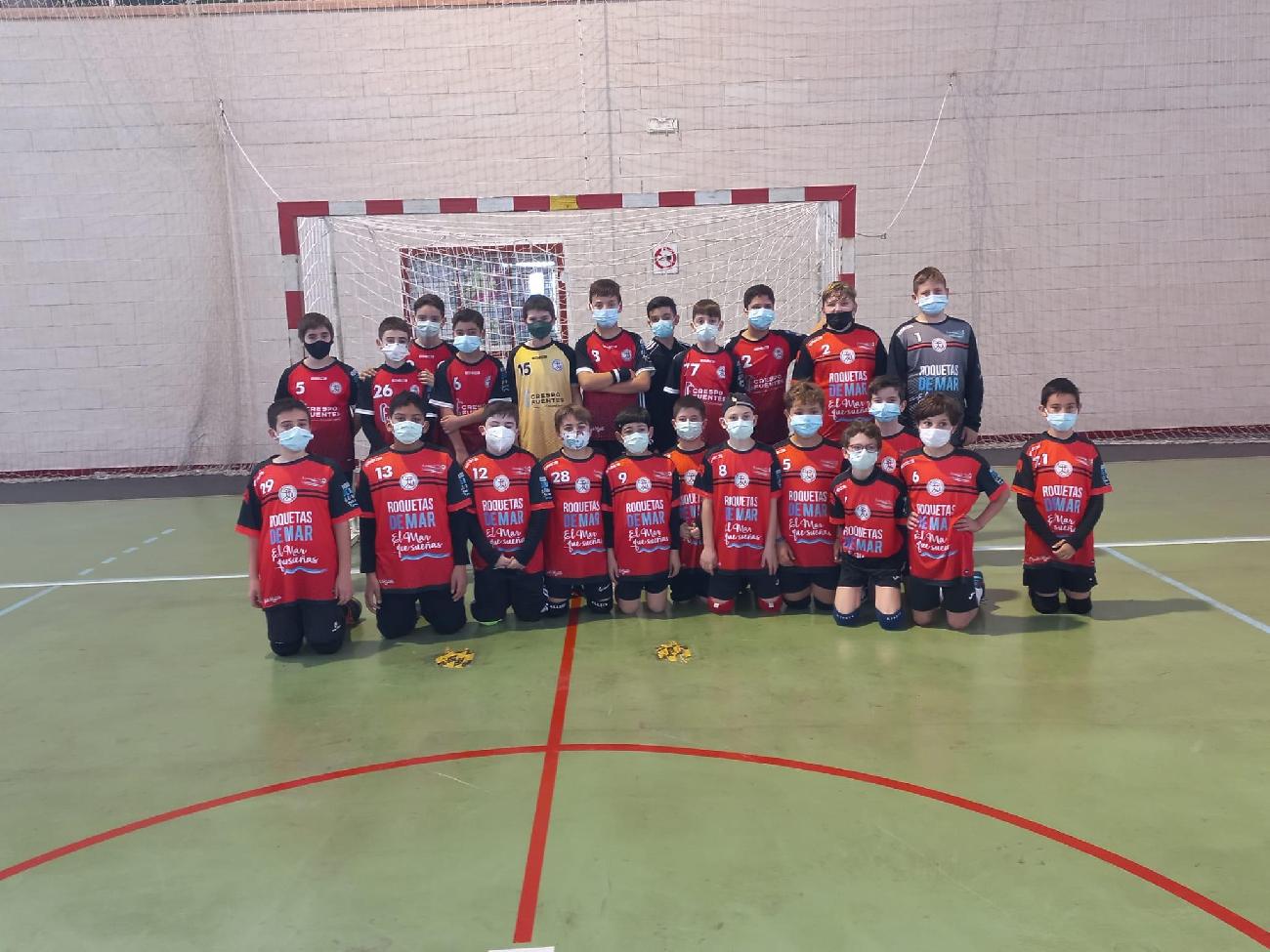 Equipos alevines BM. Roquetas