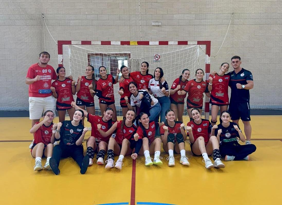 Equipos cadetes femeninos BM. Roquetas